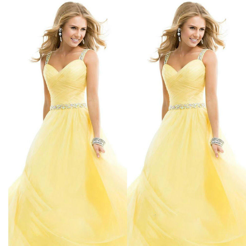 Long Chiffon Wedding Evening Formal Party Ball Gown Prom Bridesmaid Dress